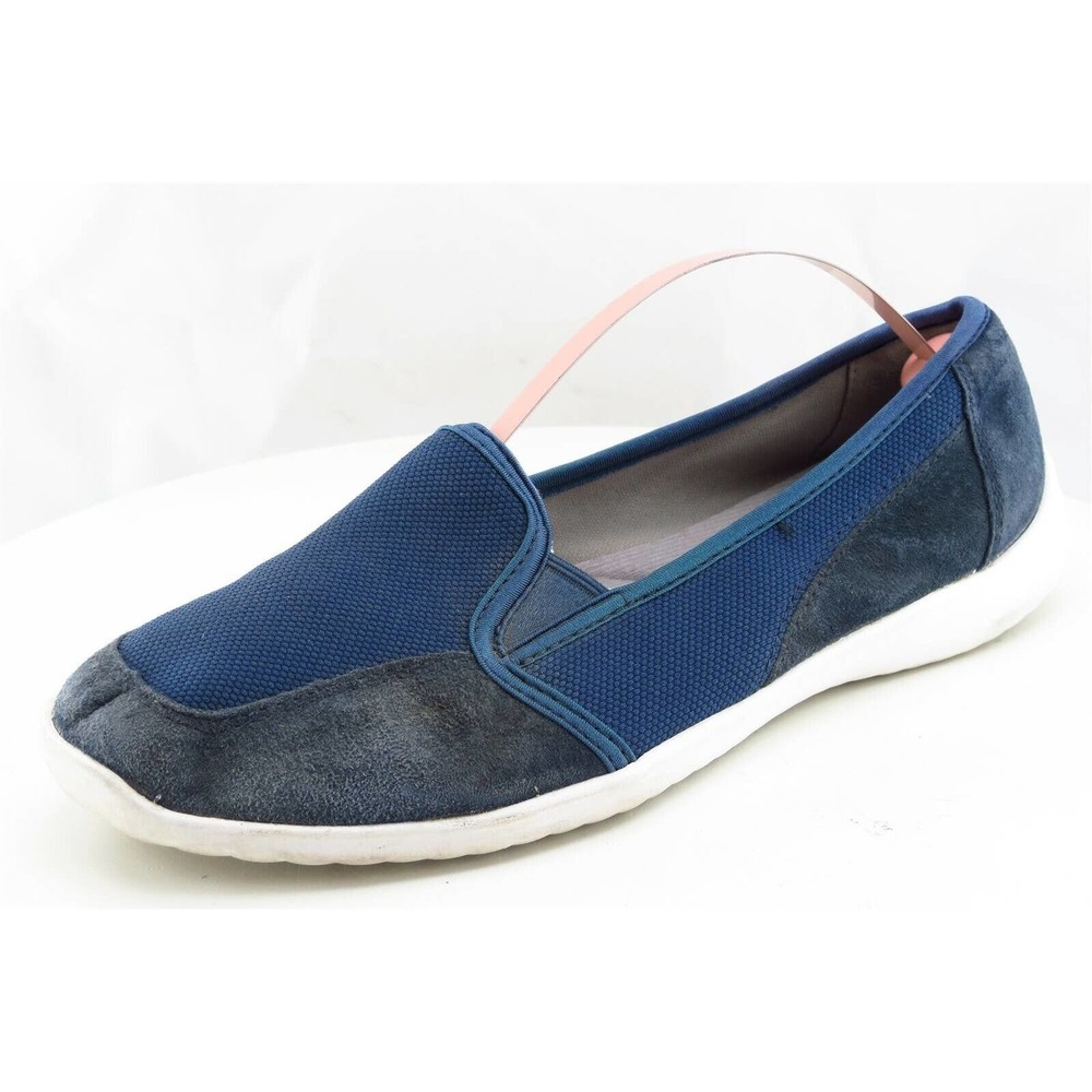 Clarks Size 8 M Blue Loafer Shoes Fabric Women 13291